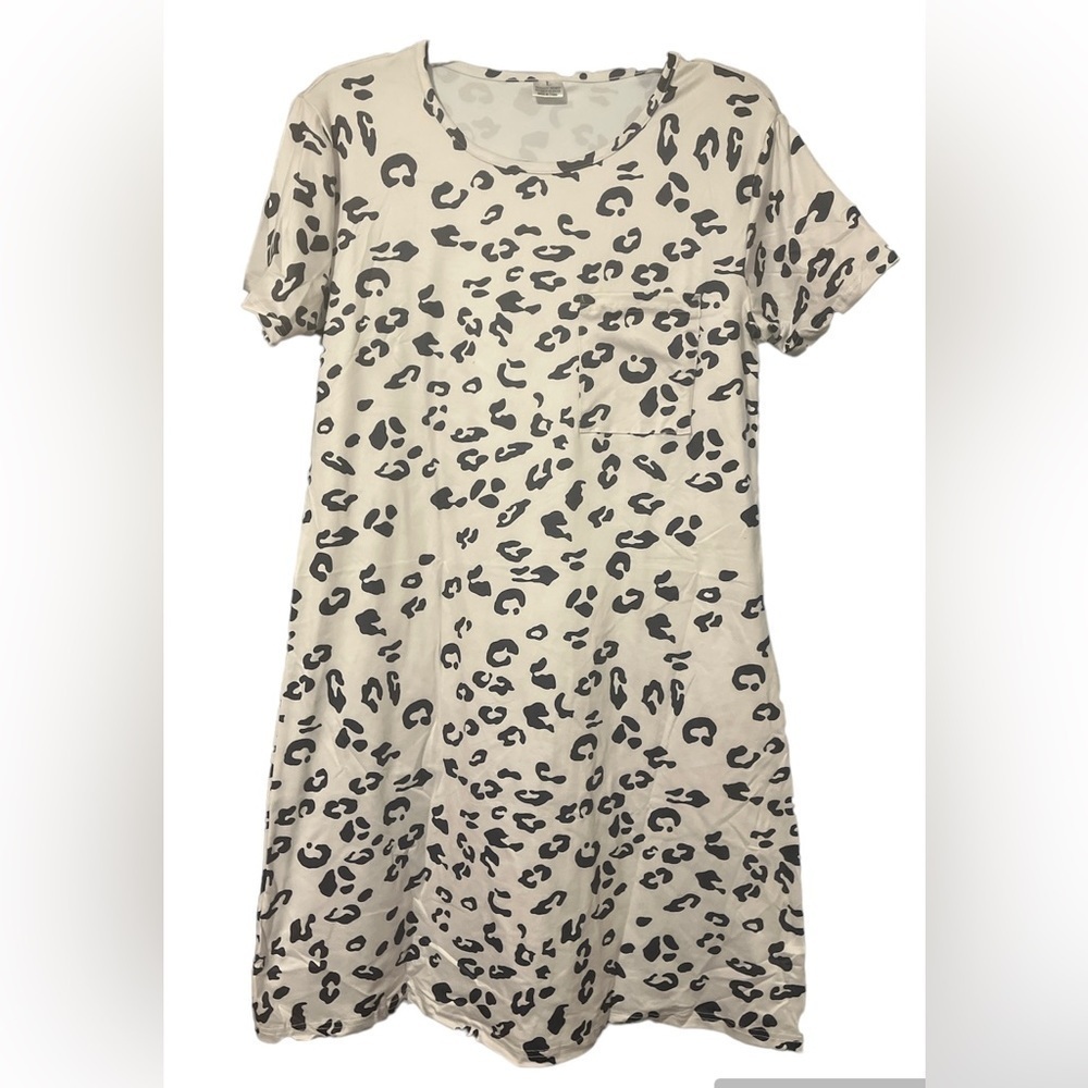 New A-line, knee-length dress
